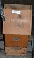 Wood Hand Made Kitchen Taters Box