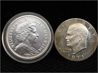 Silver 1 Oz Canada And Silver Ike Dollar