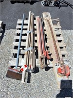 Rebar cutter; Rebar bender; Tripod