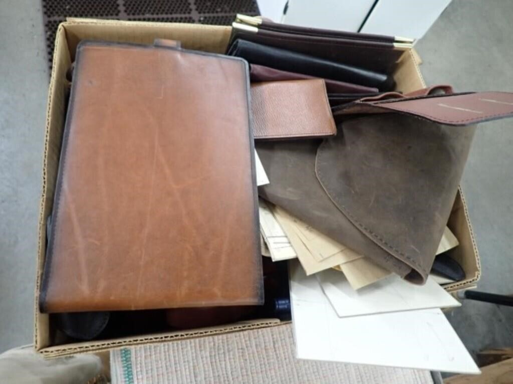 Box w/ Leather Samples - Wallets & Others!