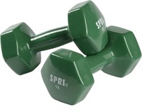 SPRI 18 LB Dumbbells Hand Weights - Set of 2