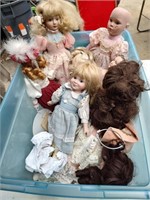 Tote Full of Dolls