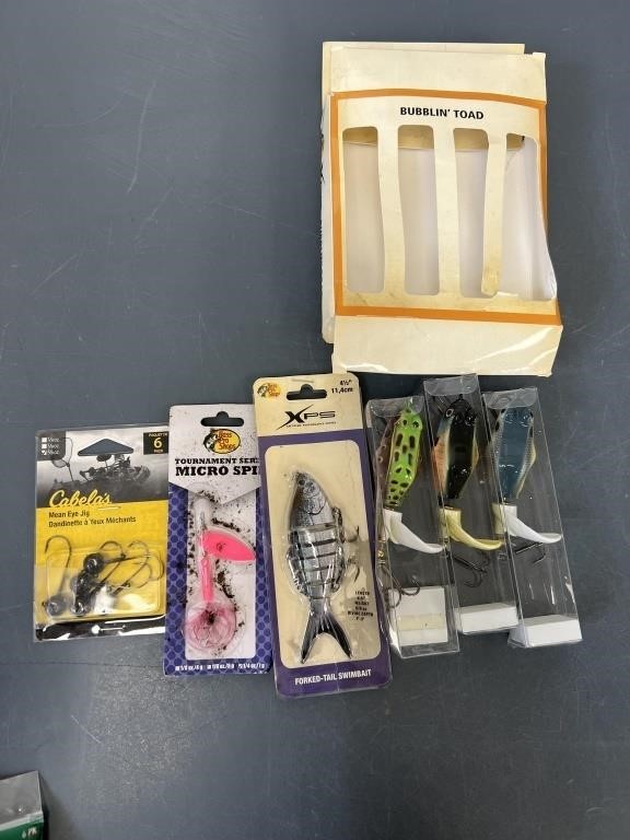 Lot of fishing hooks and Swimsuit