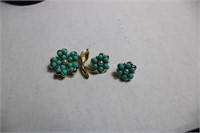 Sarah Coventry Earrings and Brooch