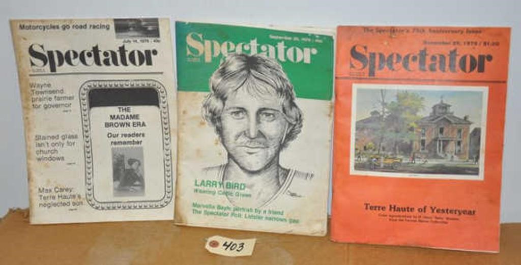 1979 "Spectator" Magazines, Terre Haute, Indiana