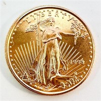 1998- 1/10 oz Gold American Eagle