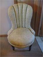 Channel back chair