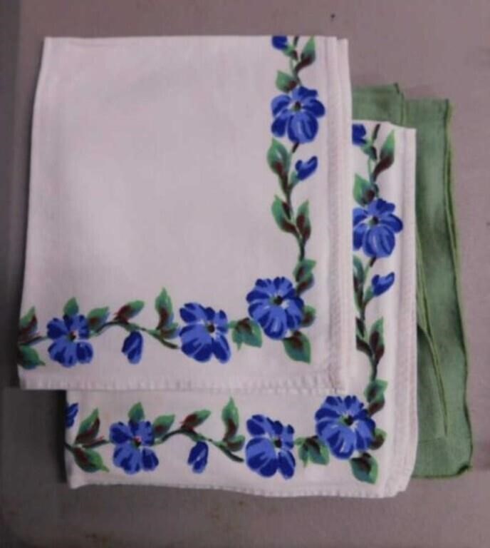 Vintage cotton table napkins