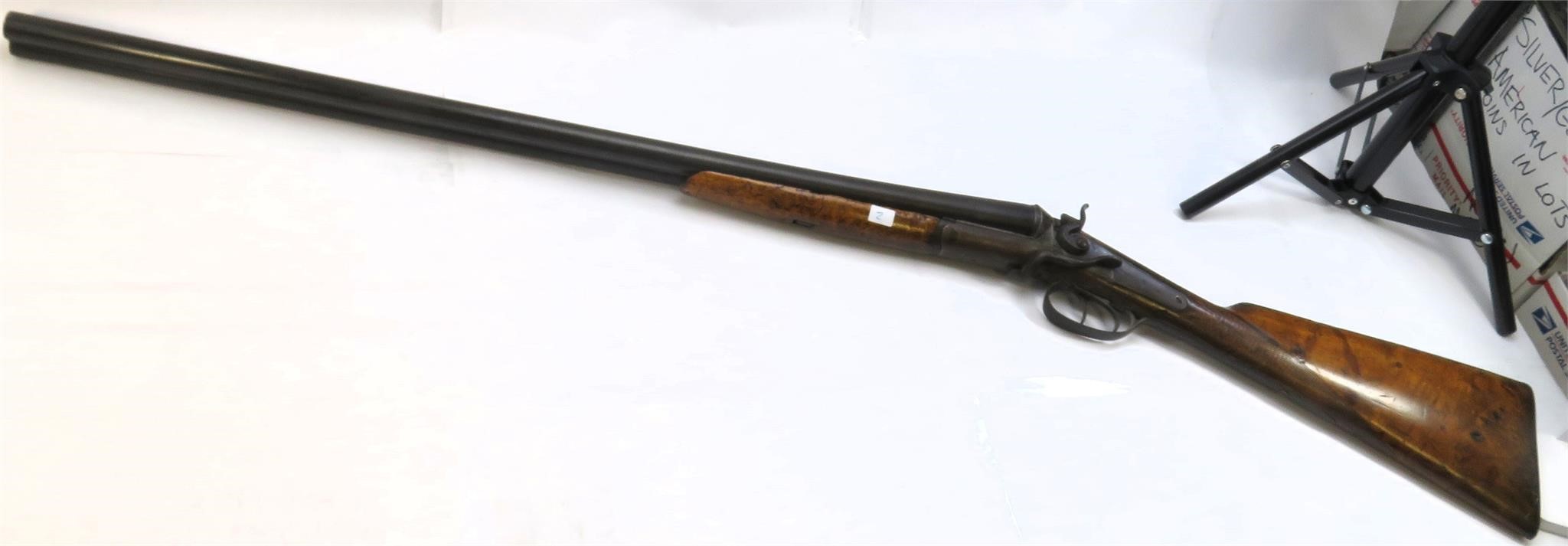 Antique W. Richards Double Barrel Shotgun, Katy
