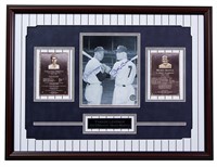 Joe DiMaggio & Mickey Mantle Yankee Greats Signed