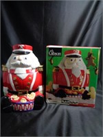 Nutcracker Cookie Jar and Candle Set