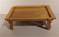 Wooden Folding Bed Tray