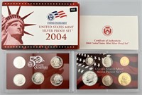 2004 US Silver Proof Set - #10 Coin Set