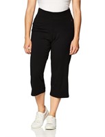 Size 3X Danskin Women's Sleek Fit Yoga Crop Pant,