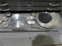 Engineers Machine Jigging Disks Cont of Drawer