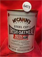 McCann’s Irish Oatmeal can
