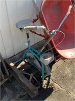 Length Railway Iron, Cast Wheel and Exercise Bike