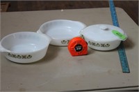 VINTAGE "ANCHOR HOCKING FIRE KING" COOKING DISHES