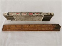 Vintage Folding Rulers: Rabone and Lufkin