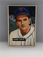 1951 Bowman #249 Johnny Groth Detroit Tigers
