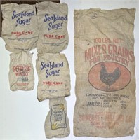 Vintage Sugar & Grain Sacks