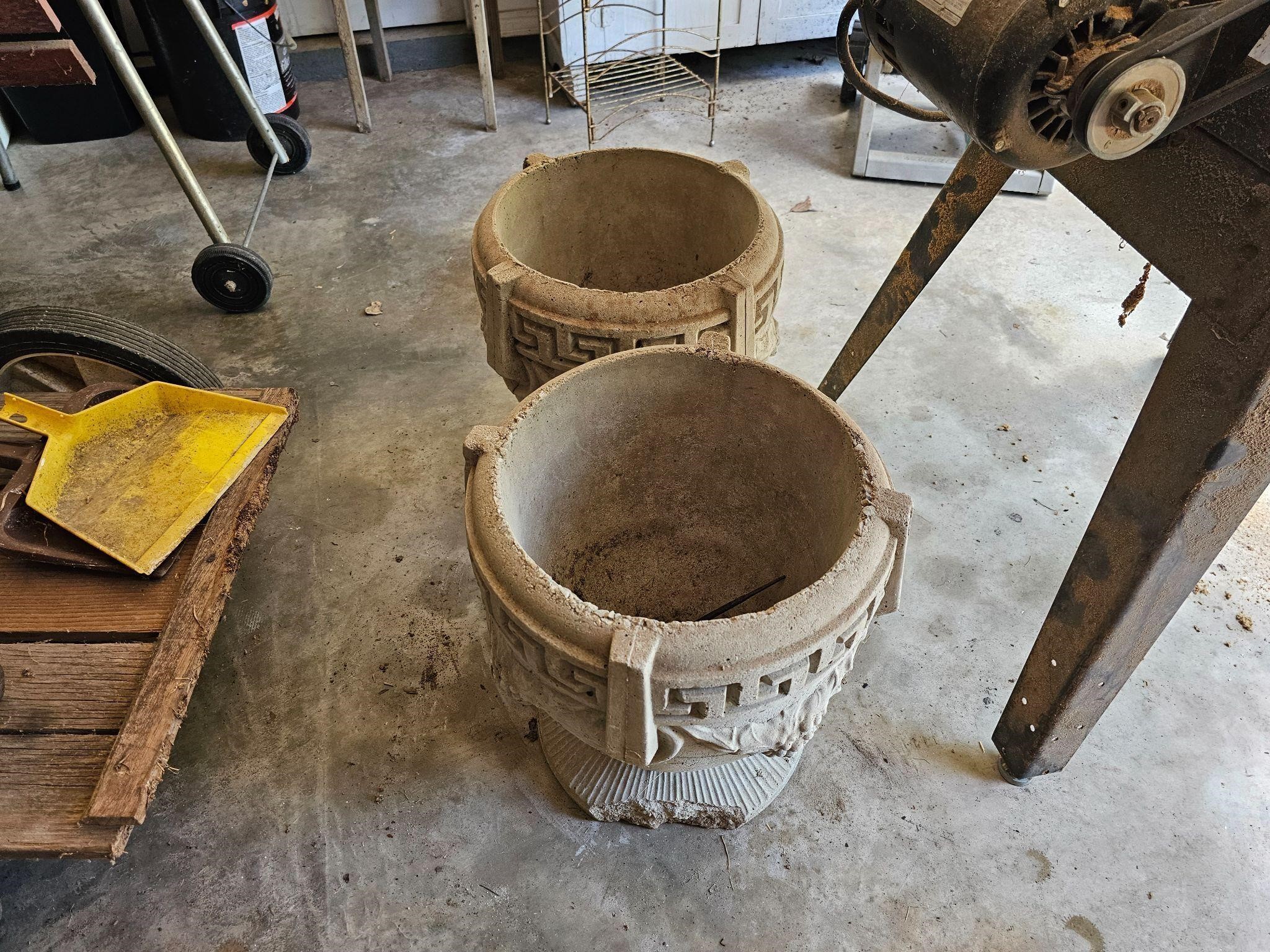 Concrete planters