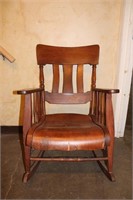 Big Wooden Rocking Chair