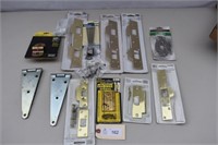 Door Hardware Lot Strikes and hinges