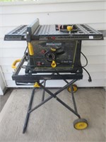 MASTERCRAFT 10" BENCH SAW AND STAND
