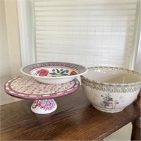 Bowl, Plate, Sweet Olive Design Cake Stand