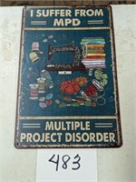 Multiple Project Disorder Sign