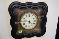 CIRCA 1880'S FRENCH WALL CLOCK WITH MOTHER OF