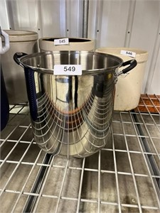 Heavy Stainless Steel 22 Quart Stock Pot (no lid)