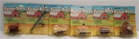 (6) Various farm toys by Ertl 1:64 scale.