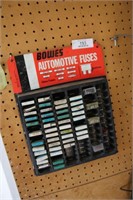 BOWES AUTO FUSE RACK W/CONTENTS