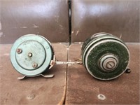 2 vintage fishing reels