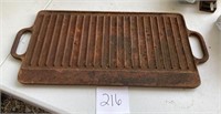 Vintage Lodge Cast Iron Griddle