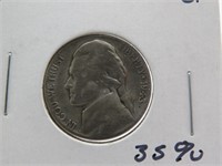 Jefferson War Nickel 1943 P
