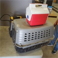 Pet Crate 24"x16"x15"H, Lunch Cooler