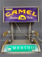 Vintage Lighted Camel Cigarettes Display