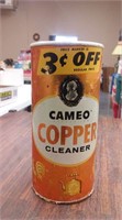vintage cameo copper cleaner can
