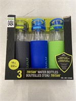 TRITAN WATER BOTTLES 3 PACK