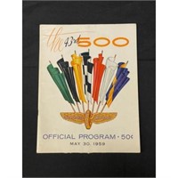 May 30 1959 Indy 500 Program/ticket/hof Ticket