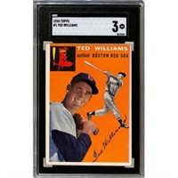 1954 Topps Ted Williams # 1 Sgc 3