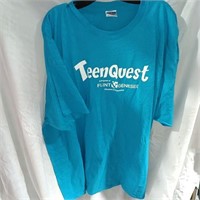 JERZEES Vintage TeenQuest Logo Stitch Man Shirt
