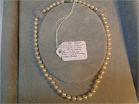 W/GOLD 6+MM IVORY AKOYA PEARL NECKLACE