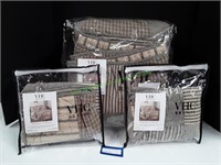 VHC  Brand Sawyer Mill Charcoal Bed Set