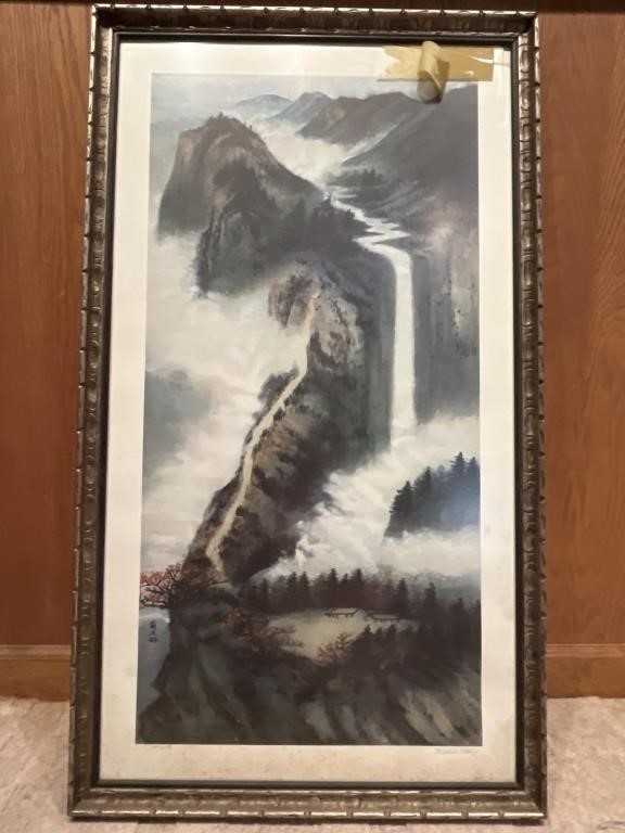 Signed & Numbered Print "Falling Water" by Kan