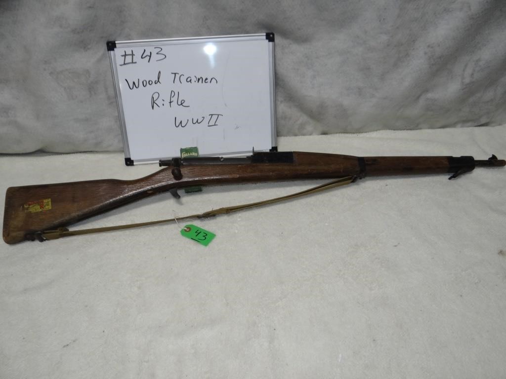 Wood Training Rifle WWII