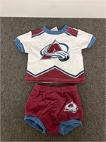 Avalanche Coolest Kids NHL Set Shirt/Shorts 3/6 M